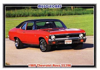 #47 1969 Chevrolet Nova SS396 - 1992 Collect-A-Card Muscle Cars