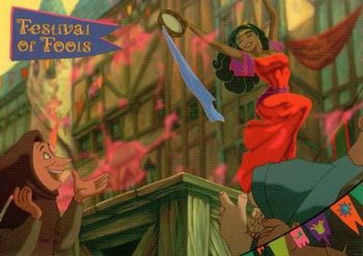 #47 "Dance, Esmeralda, dance," shouts - 1996 Skybox Hunchback of Notre Dame