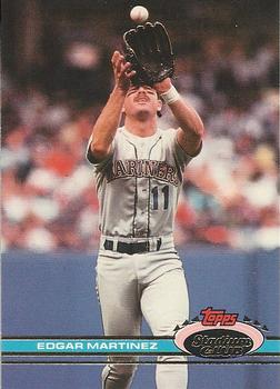 #47 Edgar Martinez - Seattle Mariners - 1991 Stadium Club Baseball