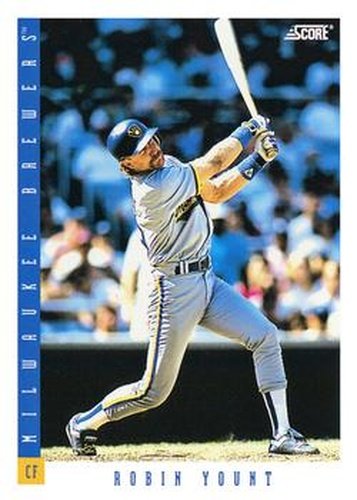 #47 Robin Yount - Milwaukee Brewers - 1993 Score Baseball