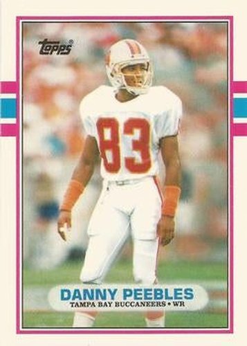 #47T Danny Peebles - Tampa Bay Buccaneers - 1989 Topps Traded Football