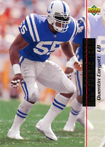 #47 Quentin Coryatt - Indianapolis Colts - 1993 Upper Deck Football