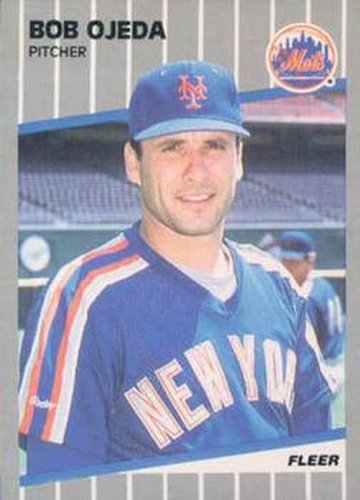 #47 Bob Ojeda - New York Mets - 1989 Fleer Baseball