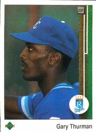 #347 Gary Thurman - Kansas City Royals - 1989 Upper Deck Baseball