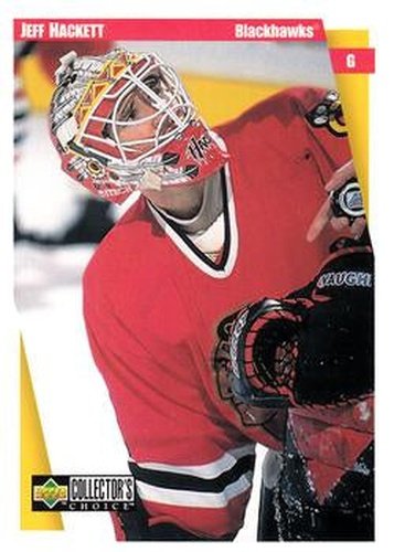 #47 Jeff Hackett - Chicago Blackhawks - 1997-98 Collector's Choice Hockey