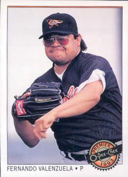 #47 Fernando Valenzuela - Baltimore Orioles - 1993 O-Pee-Chee Premier Baseball