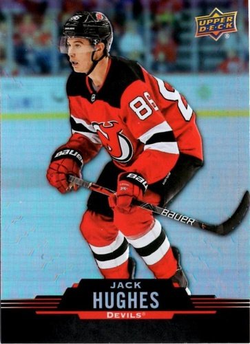 #47 Jack Hughes - New Jersey Devils - 2020-21 Upper Deck Tim Hortons Hockey