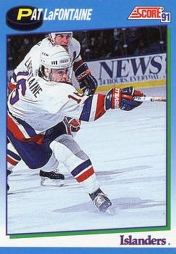 #480 Pat LaFontaine - New York Islanders - 1991-92 Score Canadian Hockey