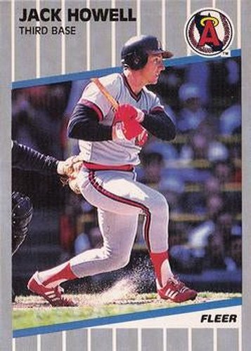 #480 Jack Howell - California Angels - 1989 Fleer Baseball