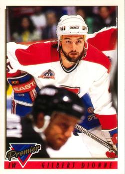 #480 Gilbert Dionne - Montreal Canadiens - 1993-94 O-Pee-Chee Premier Hockey
