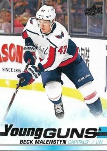 #480 Beck Malenstyn - Washington Capitals - 2019-20 Upper Deck Hockey