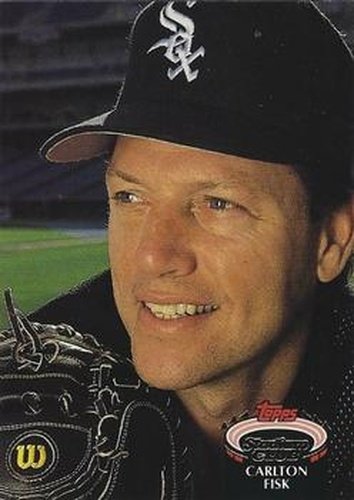 #480 Carlton Fisk - Chicago White Sox - 1992 Stadium Club Baseball