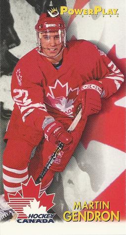 #480 Martin Gendron - Canada - 1993-94 Fleer PowerPlay Hockey
