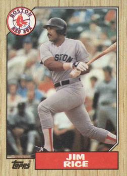 #480 Jim Rice - Boston Red Sox - 1987 Topps Baseball