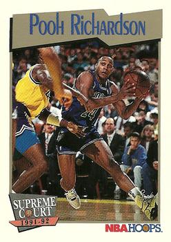 #480 Pooh Richardson - Minnesota Timberwolves - 1991-92 Hoops Basketball