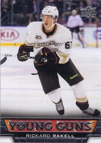 #480 Rickard Rakell - Anaheim Ducks - 2013-14 Upper Deck Hockey
