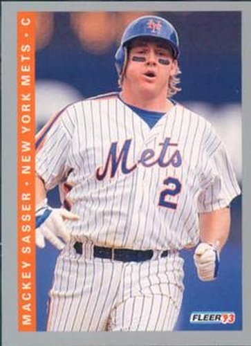 #480 Mackey Sasser - New York Mets - 1993 Fleer Baseball