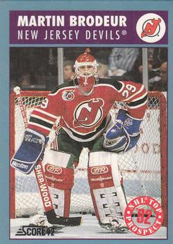 #480 Martin Brodeur - New Jersey Devils - 1992-93 Score Canadian Hockey