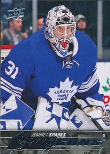 #480 Garret Sparks - Toronto Maple Leafs - 2015-16 Upper Deck Hockey