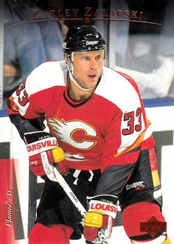 #480 Zarley Zalapski - Calgary Flames - 1995-96 Upper Deck Hockey