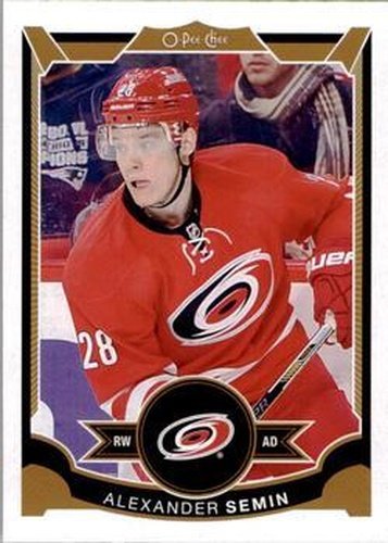 #480 Alexander Semin - Carolina Hurricanes - 2015-16 O-Pee-Chee Hockey