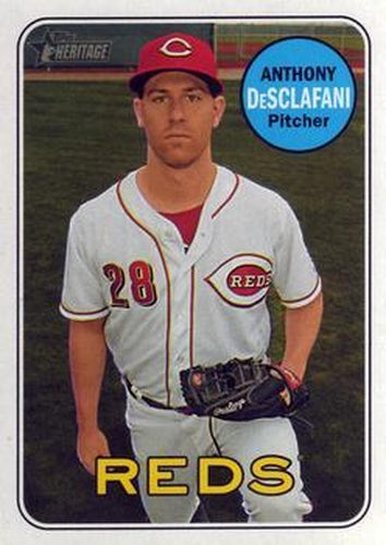 #480 Anthony DeSclafani - Cincinnati Reds - 2018 Topps Heritage Baseball