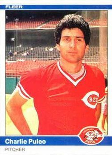 #480 Charlie Puleo - Cincinnati Reds - 1984 Fleer Baseball