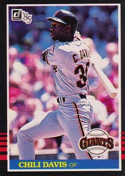 #480 Chili Davis - San Francisco Giants - 1985 Donruss Baseball
