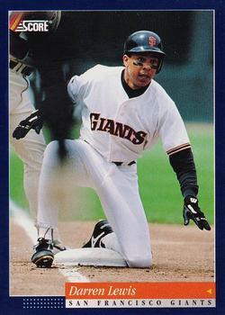 #480 Darren Lewis - San Francisco Giants -1994 Score Baseball