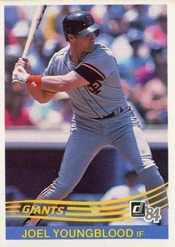 #480 Joel Youngblood - San Francisco Giants - 1984 Donruss Baseball