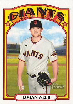#480 Logan Webb - San Francisco Giants - 2021 Topps Heritage Baseball