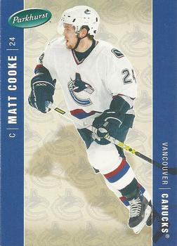 #480 Matt Cooke - Vancouver Canucks - 2005-06 Parkhurst Hockey