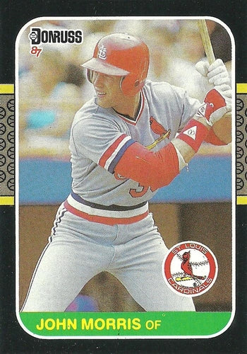 #480 John Morris - St. Louis Cardinals - 1987 Donruss Baseball