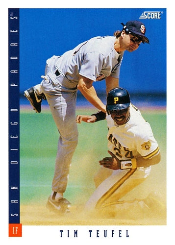 #480 Tim Teufel - San Diego Padres - 1993 Score Baseball