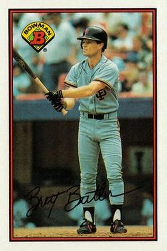 #480 Brett Butler - San Francisco Giants - 1989 Bowman Baseball