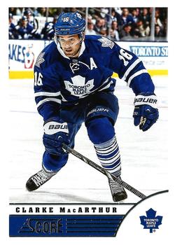 #480 Clarke MacArthur - Toronto Maple Leafs - 2013-14 Score Hockey