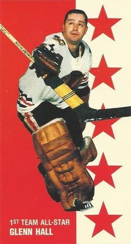 #133 Glenn Hall - Chicago Blackhawks - 1994-95 Parkhurst Tall Boys 1964-65 Hockey