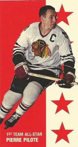 #134 Pierre Pilote - Chicago Blackhawks - 1994-95 Parkhurst Tall Boys 1964-65 Hockey