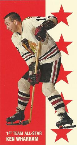 #137 Ken Wharram - Chicago Blackhawks - 1994-95 Parkhurst Tall Boys 1964-65 Hockey