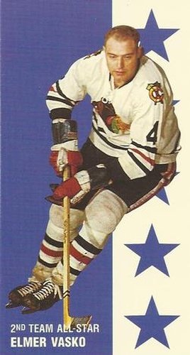 #141 Elmer Vasko - Chicago Blackhawks - 1994-95 Parkhurst Tall Boys 1964-65 Hockey