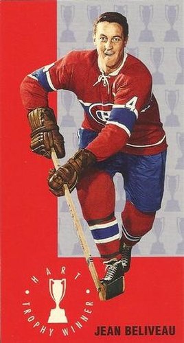 #146 Jean Beliveau - Montreal Canadiens - 1994-95 Parkhurst Tall Boys 1964-65 Hockey