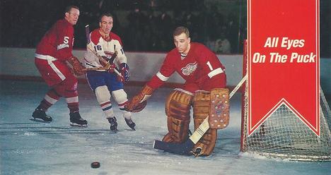 #155 All Eyes on the Puck - Detroit Red Wings / Montreal Canadiens - 1994-95 Parkhurst Tall Boys 1964-65 Hockey