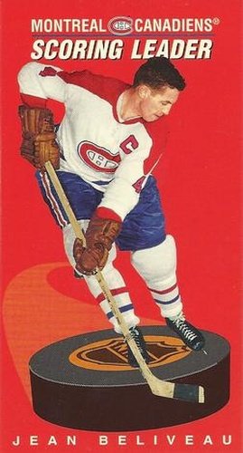 #172 Jean Beliveau - Montreal Canadiens - 1994-95 Parkhurst Tall Boys 1964-65 Hockey