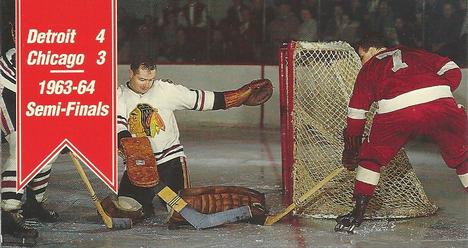 #175 Stanley Cup Semi-Final - Detroit Red Wings / Chicago Blackhawks - 1994-95 Parkhurst Tall Boys 1964-65 Hockey