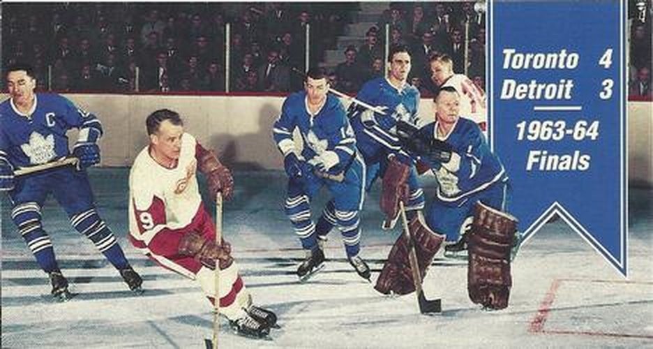 #177 Stanley Cup Final - Toronto Maple Leafs / Detroit Red Wings - 1994-95 Parkhurst Tall Boys 1964-65 Hockey