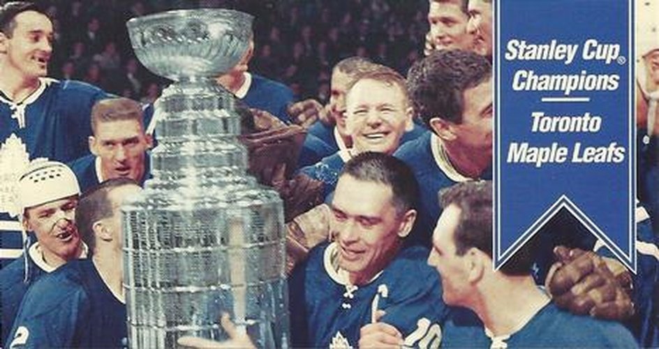 #178 Stanley Cup Champions - Toronto Maple Leafs - 1994-95 Parkhurst Tall Boys 1964-65 Hockey