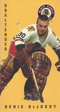 #28 Denis DeJordy - Chicago Blackhawks - 1994-95 Parkhurst Tall Boys 1964-65 Hockey