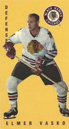 #30 Elmer Vasko - Chicago Blackhawks - 1994-95 Parkhurst Tall Boys 1964-65 Hockey