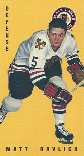 #35 Matt Ravlich - Chicago Blackhawks - 1994-95 Parkhurst Tall Boys 1964-65 Hockey