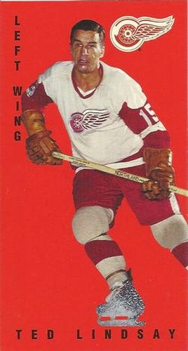 #64 Ted Lindsay - Detroit Red Wings - 1994-95 Parkhurst Tall Boys 1964-65 Hockey